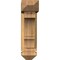 Ekena Millwork Balboa Arts and Crafts Smooth Bracket w/ Offset Brace, Western Red Cedar, 5 1/2"W x 16"D x 20"H BKT0604X16X20BOA03SWR - alternate 2